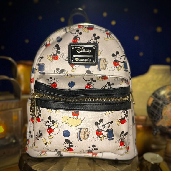 Loungefly - Disney - Mickey Mouse Mini Backpack - Pre-Owned - Picture 1 of 6